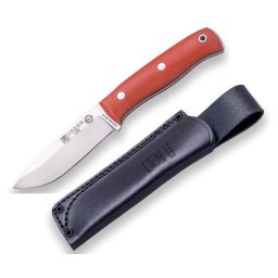 Cutit Joker BS9 Lynx cu lama Böhler N695 10,5 cm, maner micarta si teaca din piele
