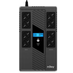 UPS nJoy Token 800 VA / 480 W cu 8 prize Schuko si management