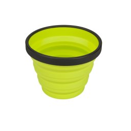 Cana pliabila Sea To Summit X Cup 250 ml, lime, pentru camping si drumetii