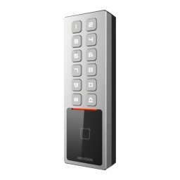 Terminal de control acces Hikvision cu PIN si Card M1, RS485, Wiegand, IK08