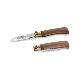 Briceag pliabil Old Bear Utility cu lama de 80 mm si maner din nuc