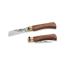 Briceag Old Bear Biltong cu lama inox 72 mm si maner din lemn de nuc