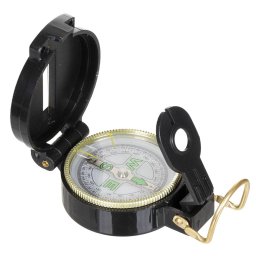 Busola compacta MFH pentru orientare, neagra, usor de transportat