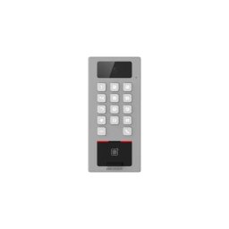 Terminal control acces Hikvision 2MP cu amprenta, card si interfon IP65