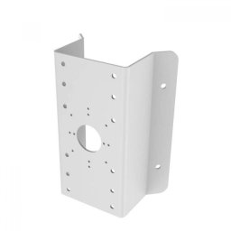 Suport montare pe colt pentru camere Hikvision, otel inoxidabil, alb, DS-1276ZJ-SUS