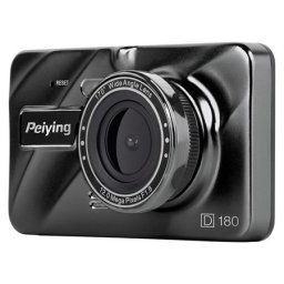 Camera auto Full HD Peiying cu camera spate, microfon si unghi 130°