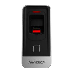 Cititor MIFARE cu amprenta pentru control acces Hikvision DS-K1201AMF