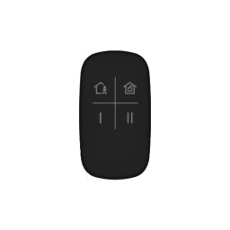 Telecomanda Hikvision AX PRO 868 MHz cu 4 butoane, neagra