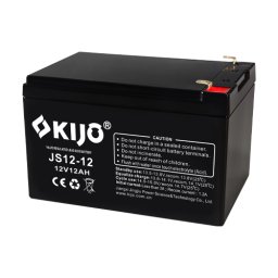 Acumulator AGM 12V 12Ah F2 KIJO JS12-12 pentru UPS, alarme si backup