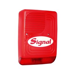 Sirena autonoma de incendiu pentru exterior SIGNAL PS-128F, 118 dB, IP34