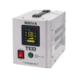 UPS pentru centrala 900VA/500W cu sinus pur si acumulator extern 12V TED