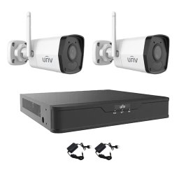 Sistem supraveghere Wi-Fi cu 2 camere 2MP, microfon si NVR 4 canale 4K