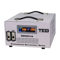 Stabilizator de tensiune 5200VA cu servomotor TED SVC 3000W