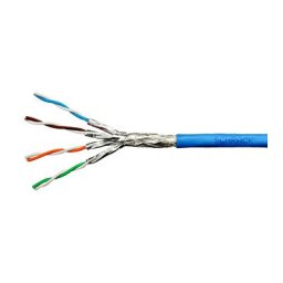 Cablu retea Schrack Cat.7 S/FTP LSZH Dca albastru, AWG23, 1000 MHz