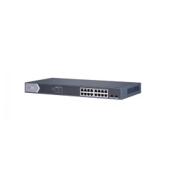 Switch PoE Gigabit Hikvision cu 16 porturi Smart Management si uplink fibra