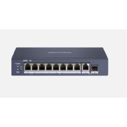 Switch PoE Hikvision Gigabit 8 porturi, 2x Hi-PoE, unmanaged