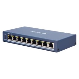 Switch PoE Hikvision cu 8 porturi si uplink Gigabit, Smart Management