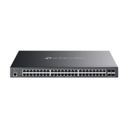 Switch PoE TP-Link Omada TL-SG3452XP, 48 porturi Gigabit, 4 x SFP+ 10G, 500W