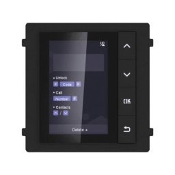 Modul afisaj LCD TFT 3.5 pentru interfon modular Hikvision DS-KD-DIS