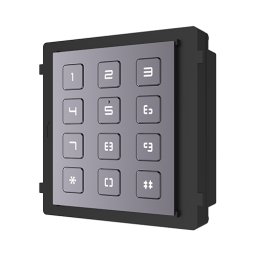 Modul tastatura pentru interfon modular Hikvision, 12 taste iluminate, IP65