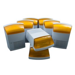 Kit 8 sirene de exterior BS1 cu flash optic, 128 dB si tamper