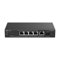 Switch PoE 2.5G Ruijie Reyee RG-ES206MG-P cu 4 porturi RJ45 si SFP+ 10G