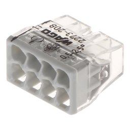 Conector compact de imbinare WAGO 8 poli, 2.5 mm², set 50 buc