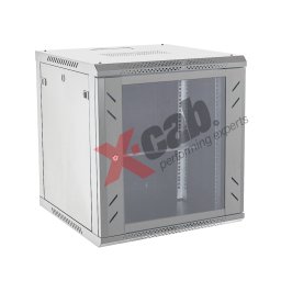 Cabinet metalic de perete 19", tip rack wallmount, 18U 600x600 mm, Xcab S Gri NewTechnology Media
