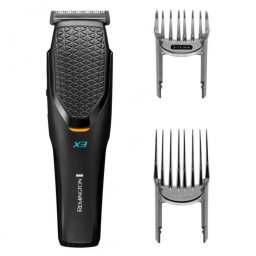 Masina de tuns Remington HC3000 POWER X3, 45 min, Motor V3, 0,5 mm – 2,4 cm, lame Autoascutitoare din otel japonez, Negru