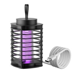 Lampa anti tantari UV electrica capcana insecte cu USB dispozitiv portabil pentru interior si exterior