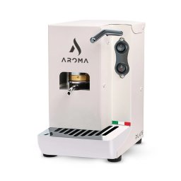 Aroma Plus Alb aparat de cafea cu monodoze