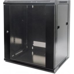 CABINET 19" INTELLINET 9U, fixare pe perete, Flatpack, Black, 500 (h) x 570 (w) x 450 (d) mm "711777