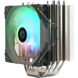 Venomus Plus Single-Tower, 6 Heatpipe-uri, Ventilator TL-C12S ARGB PWM de 120 mm, Argintiu