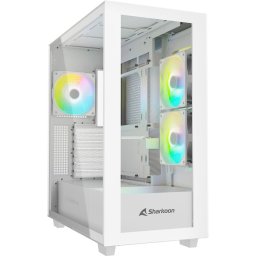 Carcasa Rebel C60 White RGB ATX