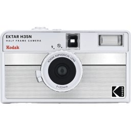 Kodak EKTAR H35N Camera Striped Silver
