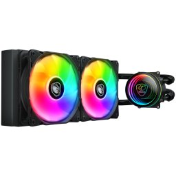 Poseidon Elite ARGB 240 ARGB LED 2 x 120mm Negru