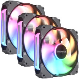 Apolar 120 ARGB, ARGB LED, 120mm, Black, 3 bucati