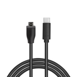 CABLU alimentare si date LOGILINK, pt. smartphone, USB 2.0, USB Type-C (T) la Micro-USB (T), 0.5m, 2x ecranat, conectori placati cu nichel, negru, "CU0196" (timbru verde 0.08 lei)