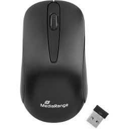 Mouse MROS209 – Mouse wireless, 2.4 GHz, optic, 3 butoane + scroll, compact, culoare Black