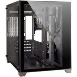 Carcasa Mid Tower Fara sursa C-501 Aspect Negru-Argintiu