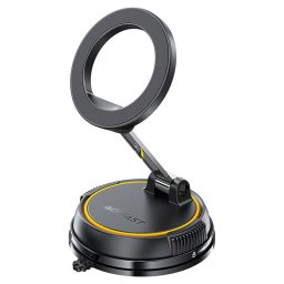 Suport Masina Magnetic pentru Telefon 4.7 - 6.9", Rotire 360° - (D55) - Black