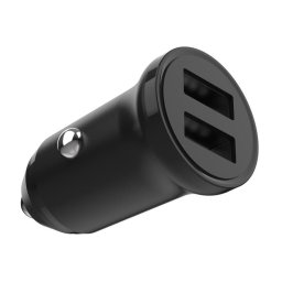2x USB-A 15W Negru