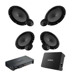 Boxe auto Pachet Difuzoare Auto cu subwoofer Volkswagen Touareg 2 2010-2018 Audison Prima 1010 W