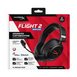 Casti HyperX Cloud Flight 2 USB Wireless/Bluetooth/USB Negru