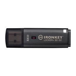 Memorie USB IronKey Locker+ 50 G2 32GB USB 3.2 Gen 1 Black