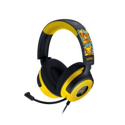 Casti Kraken V4 X Pokemon Edition USB-A/C Yellow-Black