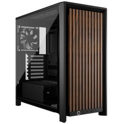Carcasă CORSAIR FRAME 4000D RS Wood, Mid-Tower, E-ATX, Black
