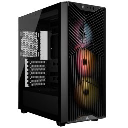 Carcasă PC CORSAIR 3200D RS ARGB, Mid Tower, ATX, Tempered Glass, Black