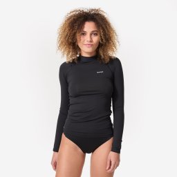Bluză Surf Anti-UV UPF50+, UV>95% Negru Damă