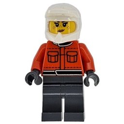 Lego Minifigures cty1864 - Femeie mecanic din echipa de asistență Formula 1
